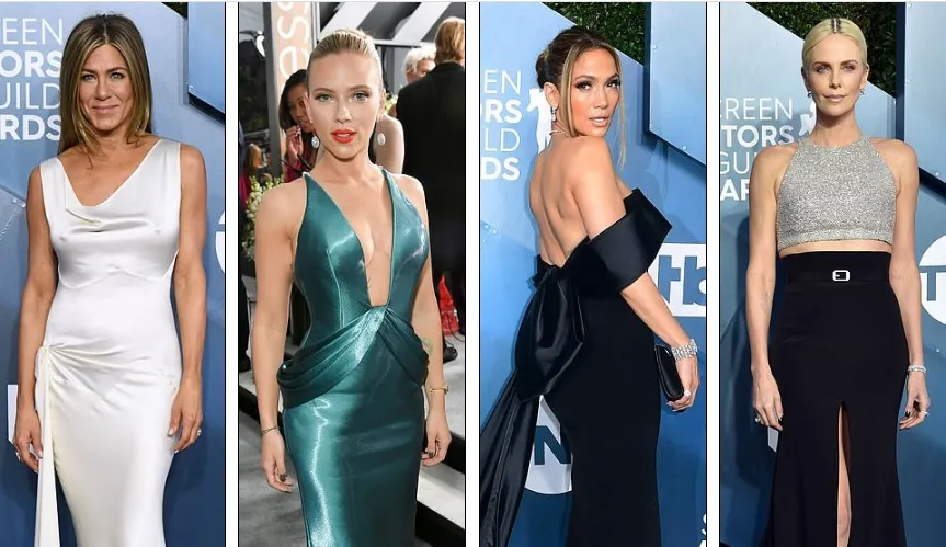 Eleganță la superlativ pe covorul argintiu la SAG Awards 2020