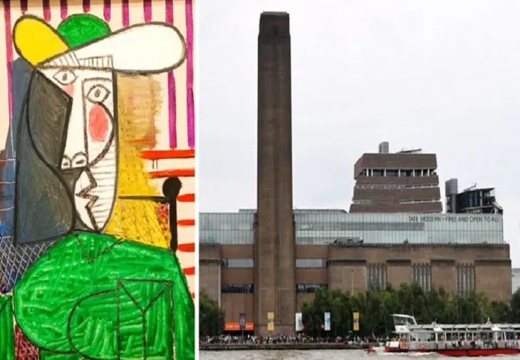 O pictură Picasso a fost atacată la galeria de artă Tate Modern din Londra