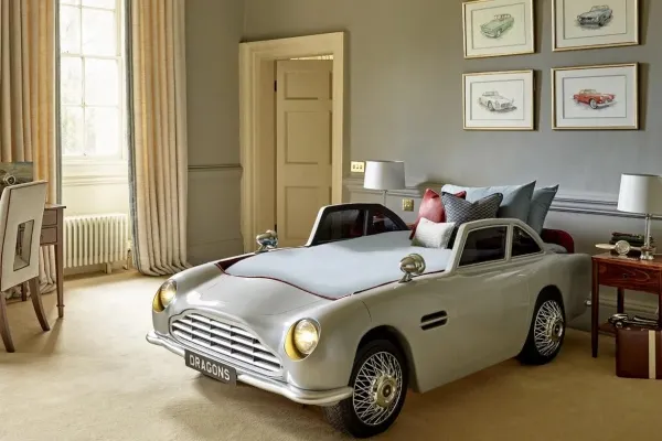 Patul perfect pentru copii,  la 25.800 de dolari, e inspirat de James Bond