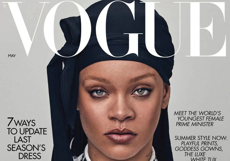 Rihanna a pozat împotriva rasismului în revista Vogue