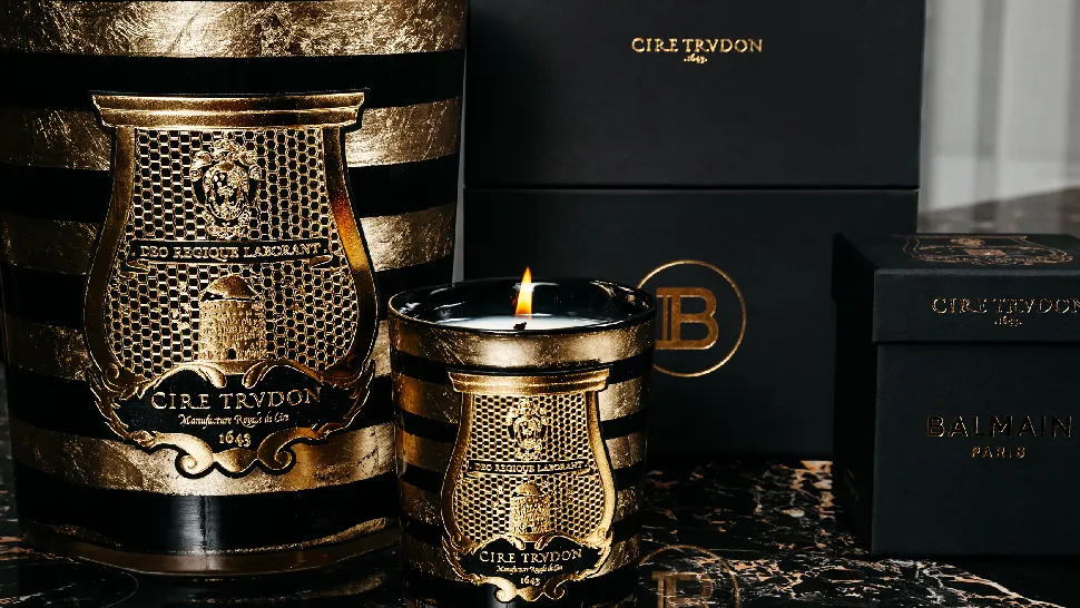 Balmain x Trudon semnează cea mai couture lumânare a momentului