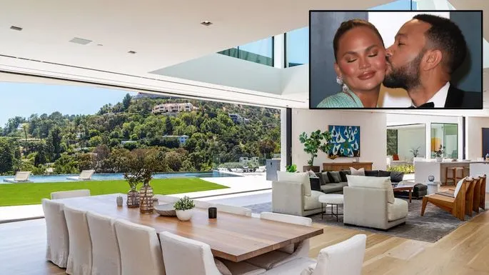 Chrissy Teigen și John Legend și-au luat casă nou-nouță. Cum arată vila de 18 mil. $ FOTO