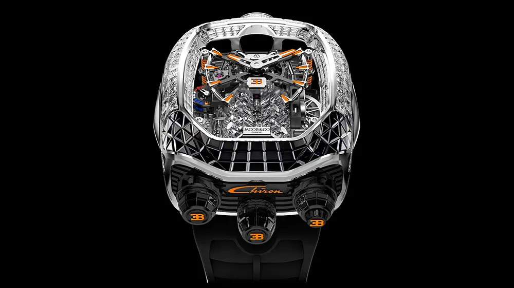 Bugatti Chiron by Jacob & Co. | Remarcabilul ceas de 560.000 $ pare că are în interior un motor Supercar
