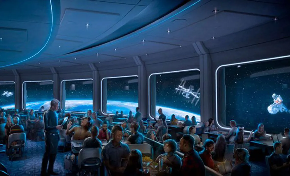 Viitorul restaurant Disney promite o masă de neuitat printre stele