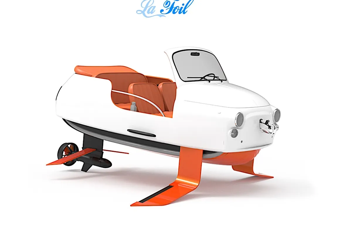 Fiat 500 Hydrofoil nu cere permis ca să fie condus