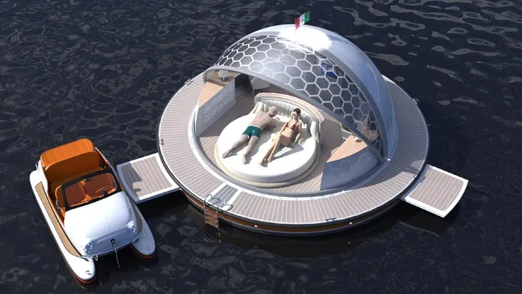 Uitați de Penthouse Suites. Aceste capsule cu energie solară sunt camere de hotel de 5 stele care navighează pe mare