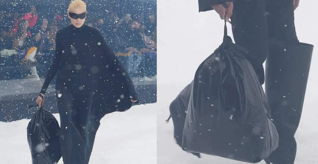 Balenciaga a creat geanta care seamănă cu un sac de gunoi, iar prețul este exorbitant