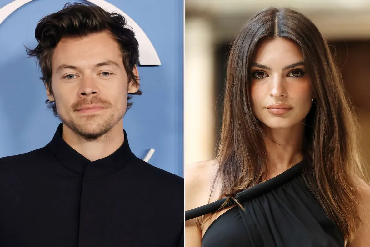 COUPLE ALERT Harry Styles, surprins în timp ce se săruta cu actrița Emily Ratajkowski VIDEO
