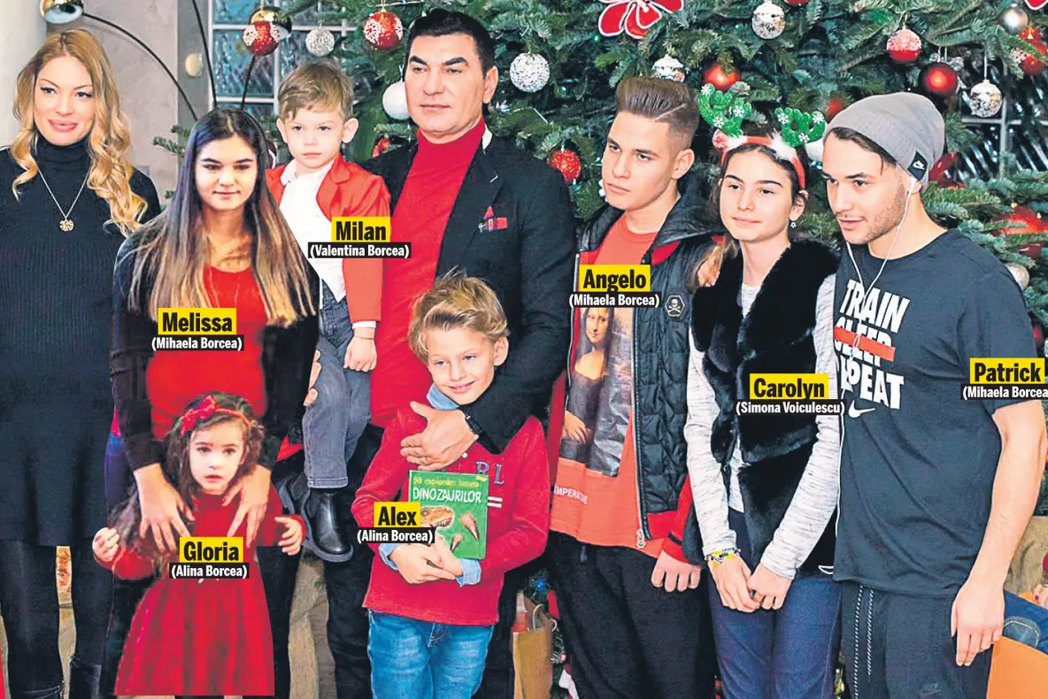 Cum se înțeleg cei nouă copii ai lui Cristi Borcea