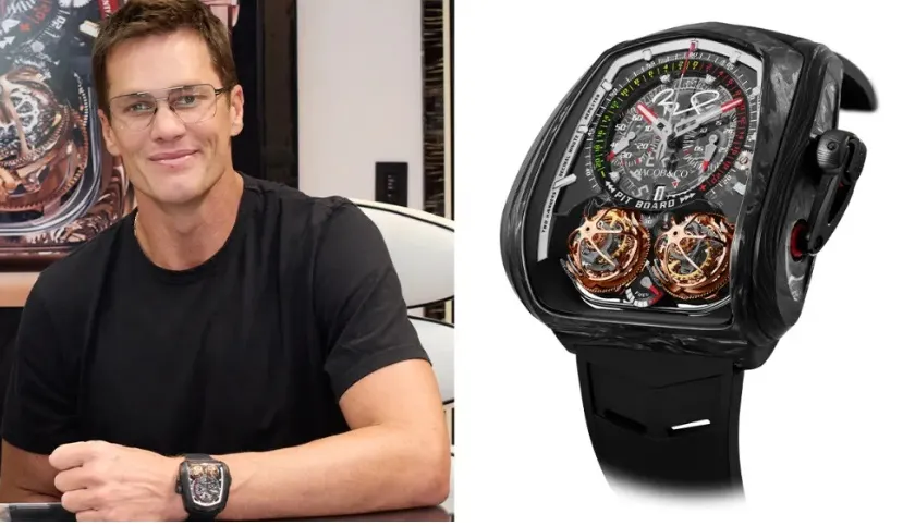 Tom Brady și Jacob & Co. au colaborat pentru un ceas de mână personalizat în valoare de 650.000 de dolari