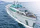 Conceptul de superyacht cu piscină infinită și cinema în aer liber